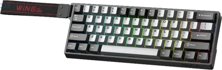 Клавиатуры AULA WIN60HE PRO Edition Light Grey-Dark Grey Meteor Magnetic Switches